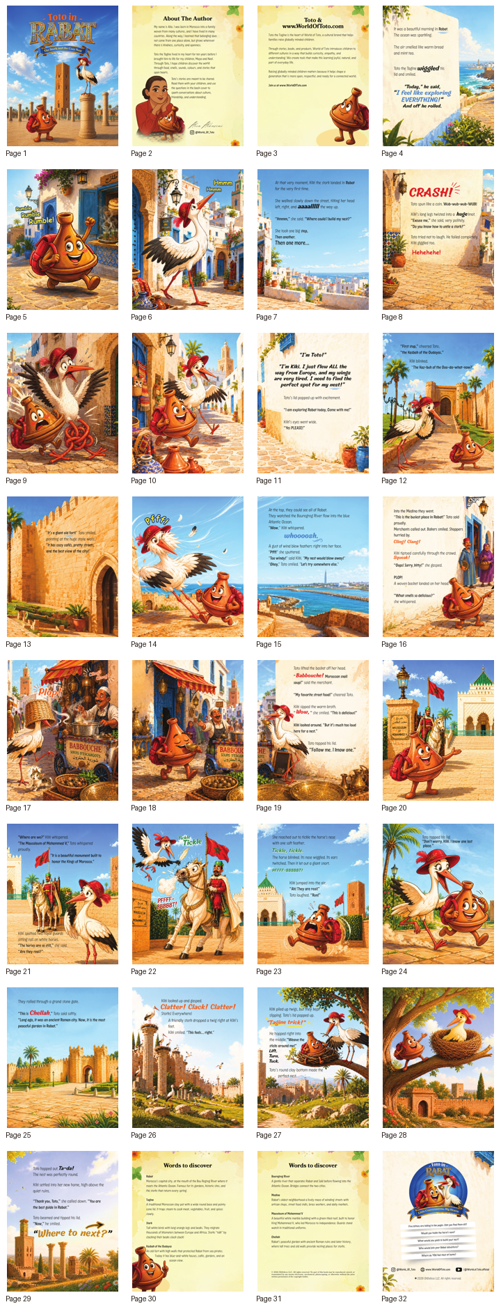 Contact sheet of final Rabat English PDF pages